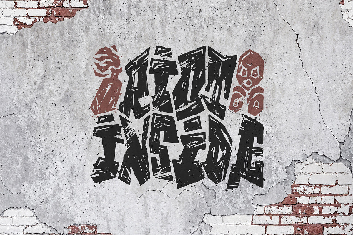 Vandal Crew Creative Lettering Font, a Symbol Font by Gleb Guralnyk (Photo 5 of 13)