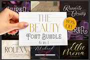 The Beauty Font Bundle | 6 in 1, a Script Font by StoricType (Thumbnail 1 of 23)