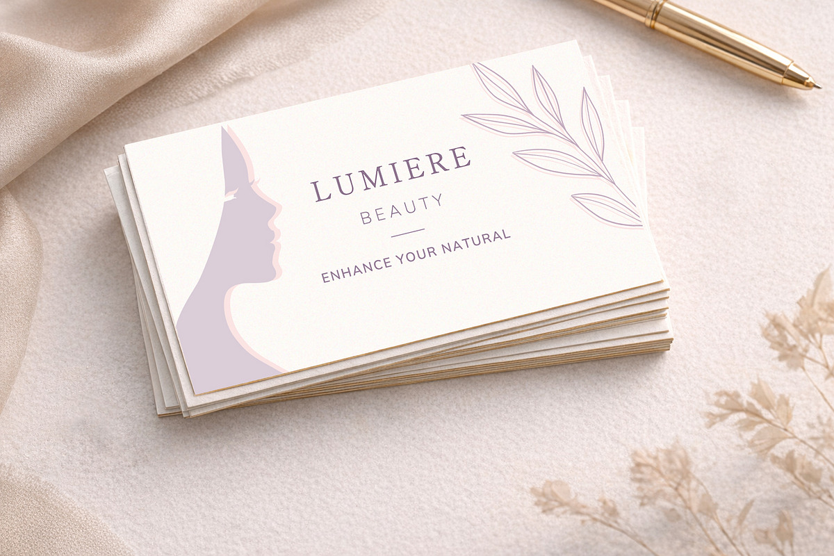 Beauty Business Card PSD Template, a Business Card Template by Elena Naumchenkova (Photo 3 of 3)