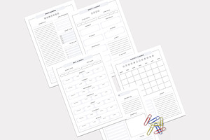 Daily,Weekly,Monthly Planner Bundle