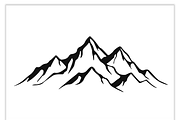 Stylized Mountain Vector Set, a Technology Illustration by CarWrap design (Thumbnail 4 of 4)