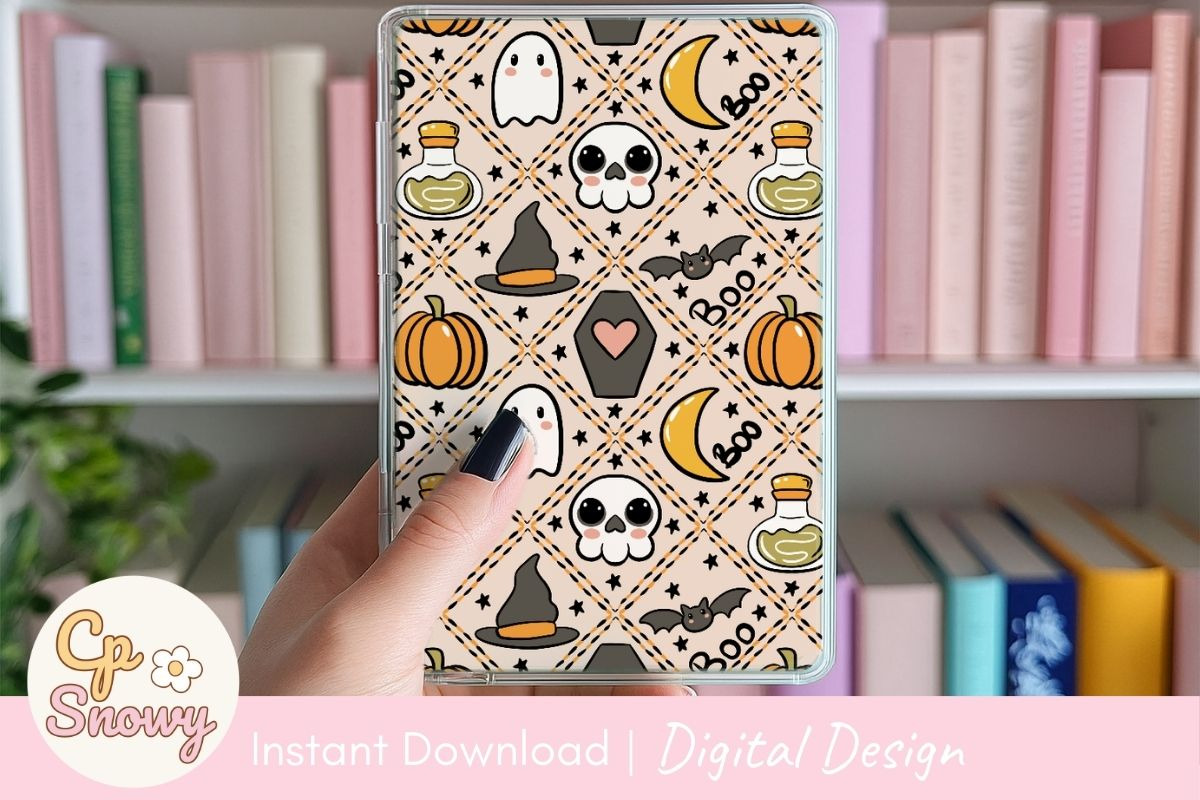 Cute Spooky Vibes Seamless Pattern, a Pattern Graphic by CpSnowy (Photo 4 of 5)