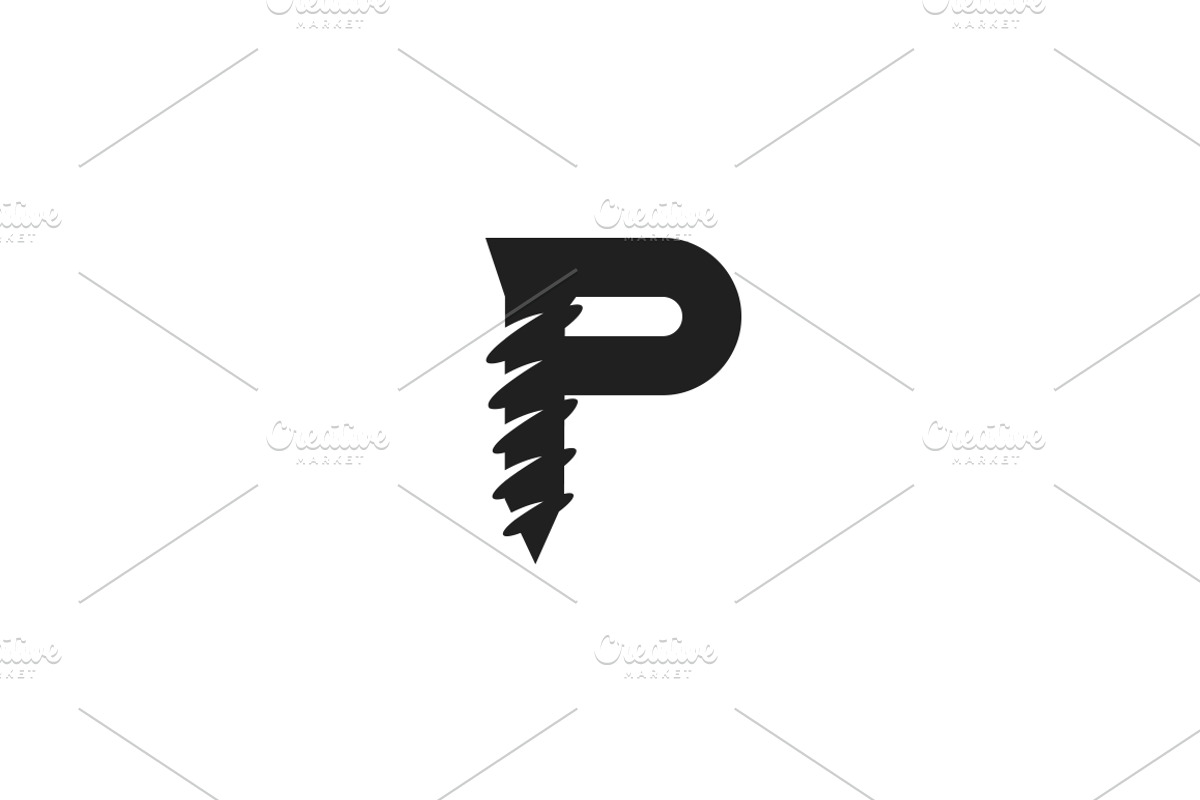 P Screw logo, a Branding & Logo Template by Piro Concept (Photo 2 of 4)