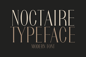 Noctaire - Modern Serif