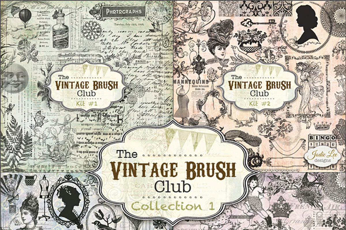 160 Vintage Brushes