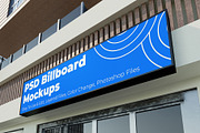 Rectangle shop sign mockup, an Advertising Mockup by Partikusi Design (Thumbnail 3 of 4)