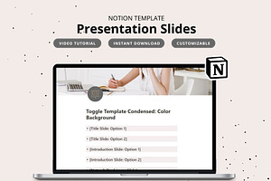 Presentation Slides Notion Template