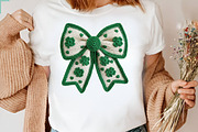 Preppy Coquette St Patrick's Day PNG, an Illustration by CreationArt (Thumbnail 3 of 4)