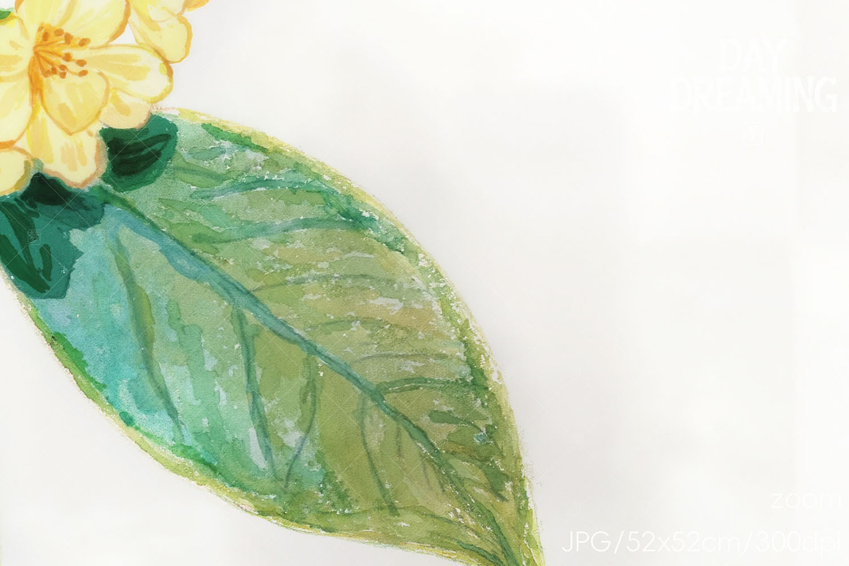 Bright Yellow Botanical, a Decorative Illustration by yahu88studio (Photo 2 of 3)