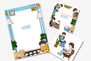 Happy Home Hours – Digital Painting, a Work Illustration by CreativeValuation (Thumbnail 7 of 11)