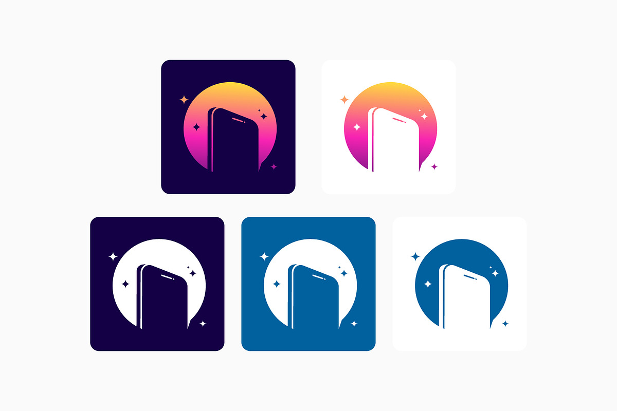 Phone Technology logo designs, a Branding & Logo Template by Lucky Creative (Photo 3 of 4)