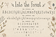 Into the Forest - Rustic Font, a Handwritten Font by Warm Cozy Cottage (Thumbnail 2 of 5)