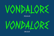 VT Vondalore Sharpness Brush Font, a Handwritten Font by ViactionType (Thumbnail 3 of 10)