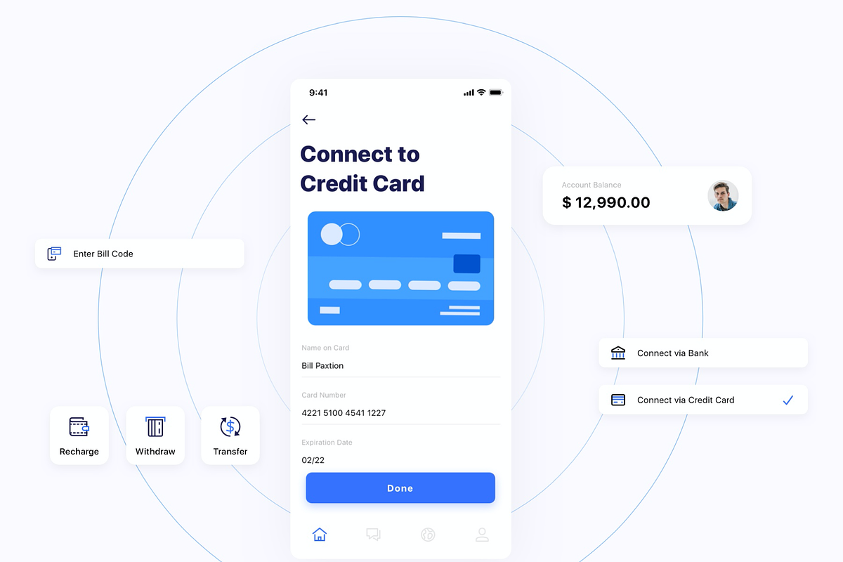 Kard | e-Wallet Finance App M Ui Kit, an App Template by Capi Product (Photo 4 of 11)