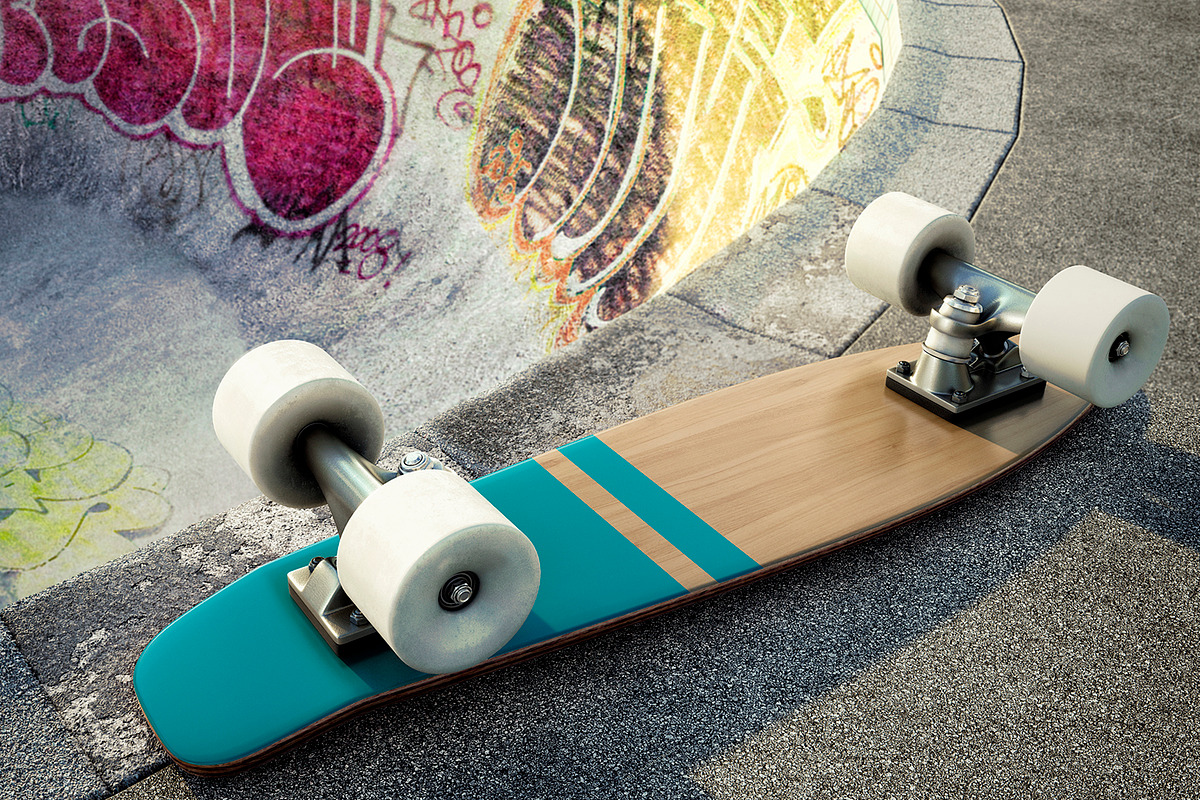 3 skateboard mockups, a Product Mockup by Egor Shkolnikov (Photo 3 of 10)