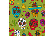 Vector Mexico icons, a Pattern Graphic by Art Loft (Thumbnail 3 of 7)