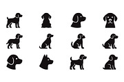 Dog Logo Silhouettes Collection, an Animal Illustration by Vectorium Studio (Thumbnail 1 of 3)