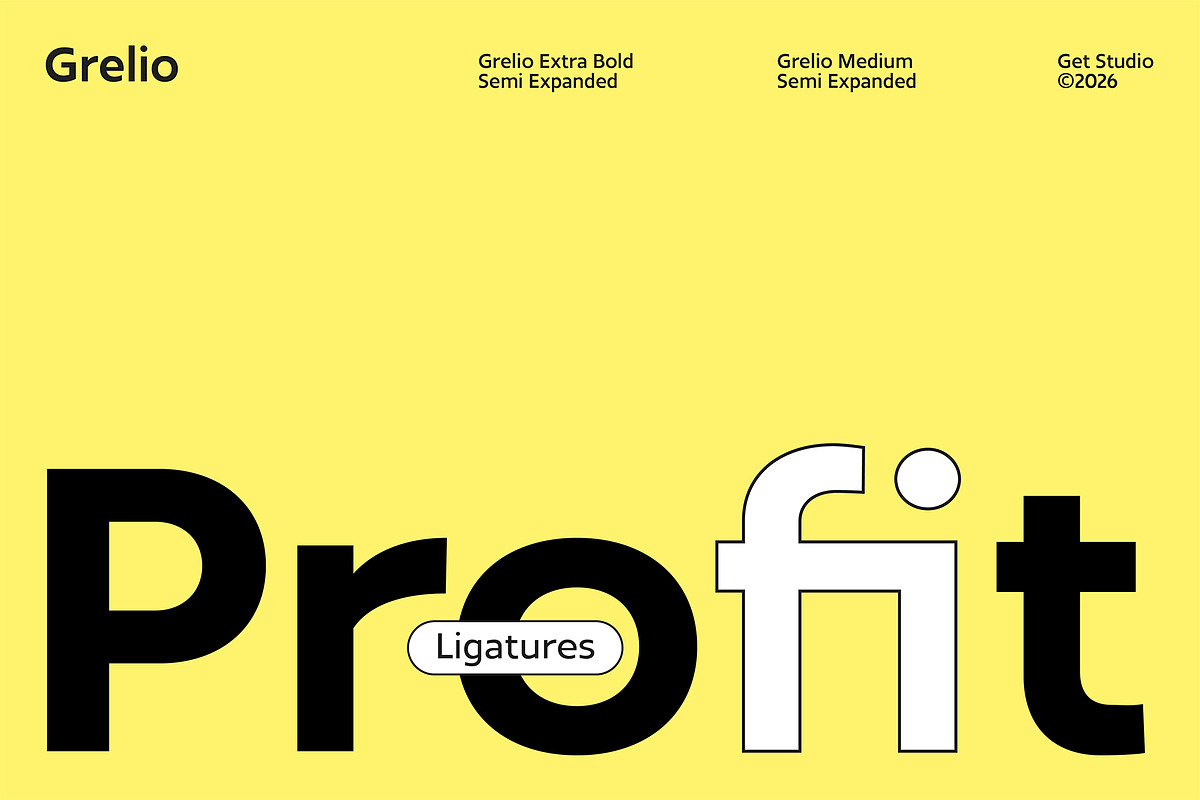 Grelio - Humanist Sans Serif, a Sans Serif Font by Get Studio (Photo 16 of 17)