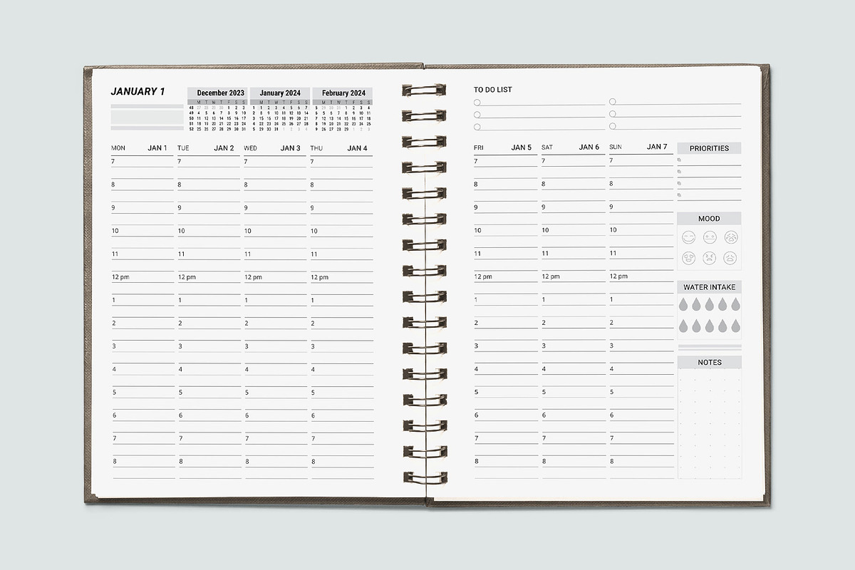 Ultimate Planner Bundle 2023-2024, a Stationery Template by ROJI CREATOR (Photo 6 of 9)