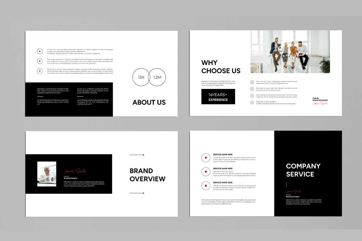 Minimal Presentation Template Layout, a Presentation Template by MightyDesign (Photo 3 of 8)