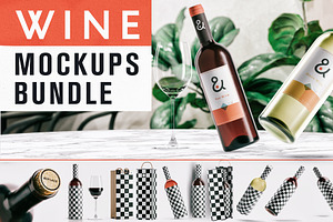 Wine Mockup Bundle