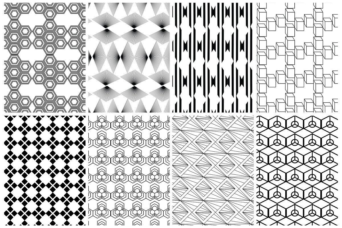 24 Geometric Patterns, a Pattern Graphic by Pixavics (Photo 7 of 8)