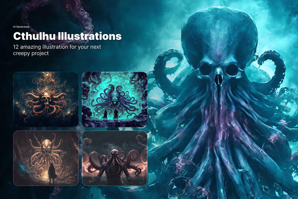 Cthulhu Illustrations, an Animal Illustration by EMP Design (Photo 1 of 4)