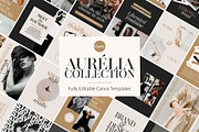 Aurelia - Elegant Canva Templates, a Social Media Template by Deveze Art & Co (Thumbnail 1 of 6)
