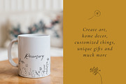 Line Art Wild Flowers Illustrations, a Decorative Illustration by La Petite Line Art (Thumbnail 10 of 12)