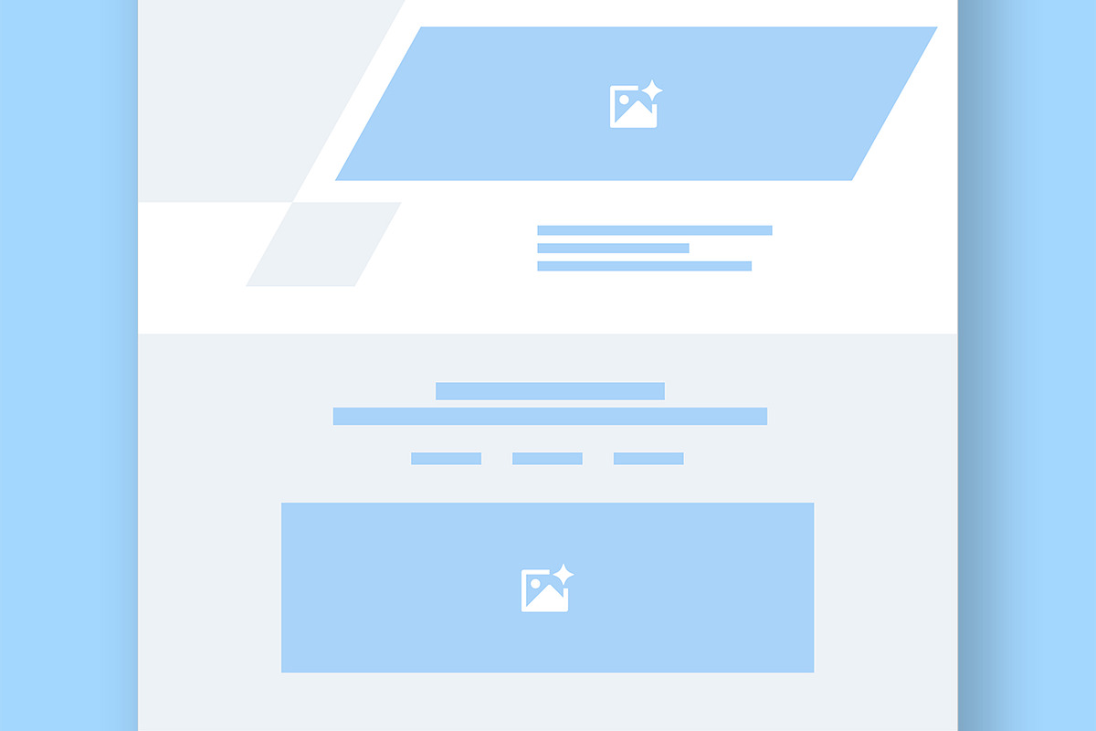 Modern Landing Page Wireframe, a Landing Page Template by ContestDesign (Photo 3 of 6)