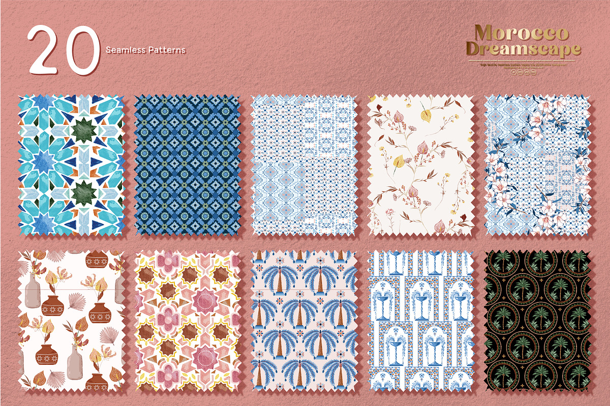 Morocco Dreamscape, a Pattern Graphic by MSNTY STUDIOX (Photo 5 of 25)