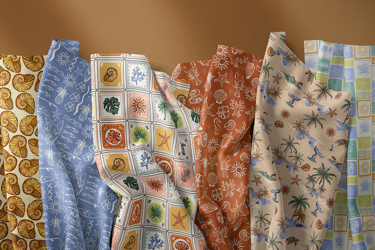 Nostalgic Coastal, a Pattern Graphic by MSNTY STUDIOX (Photo 6 of 36)