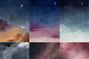 BUNDLE | Watercolor Backgrounds, a Texture Illustration by ArtbyHien (Thumbnail 3 of 15)