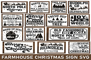 Farmhouse Christmas PNG SVG Bundle, an Object Graphic by EllaMaiyaali (Thumbnail 1 of 9)