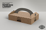 Pastry/Donut Box Carrier Mockup, a Cups & Container Mockup by INCDesign (Thumbnail 5 of 6)