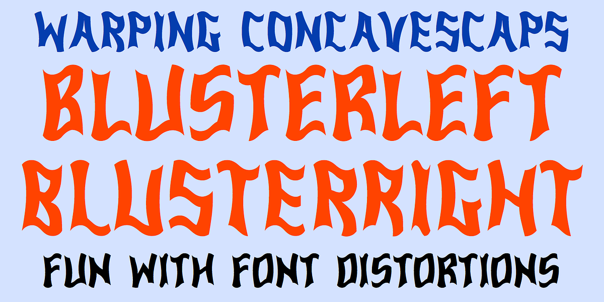 Bluster, a Sans Serif Font by Ingrimayne Type (Photo 5 of 5)