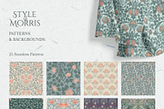 Style of Morris. Set of 100 vectors., a Pattern Graphic by Varvara Gorbash (Thumbnail 11 of 12)
