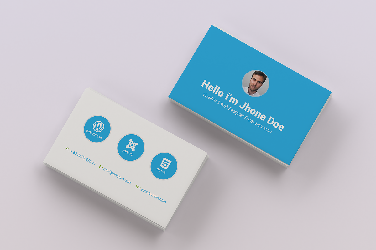 Creative Business Card V1, a Business Card Template by Reza Space