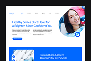 Figma Dental Clinic Landing Page, a Landing Page Template by Musara (Thumbnail 3 of 6)