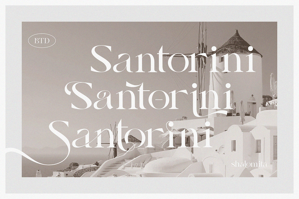 Shalomita, a Serif Font by Burntilldead (Photo 3 of 14)
