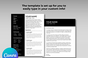 Simple Resume Cover Letter Template, a Resume Template by Melanie Peterson (Thumbnail 2 of 3)