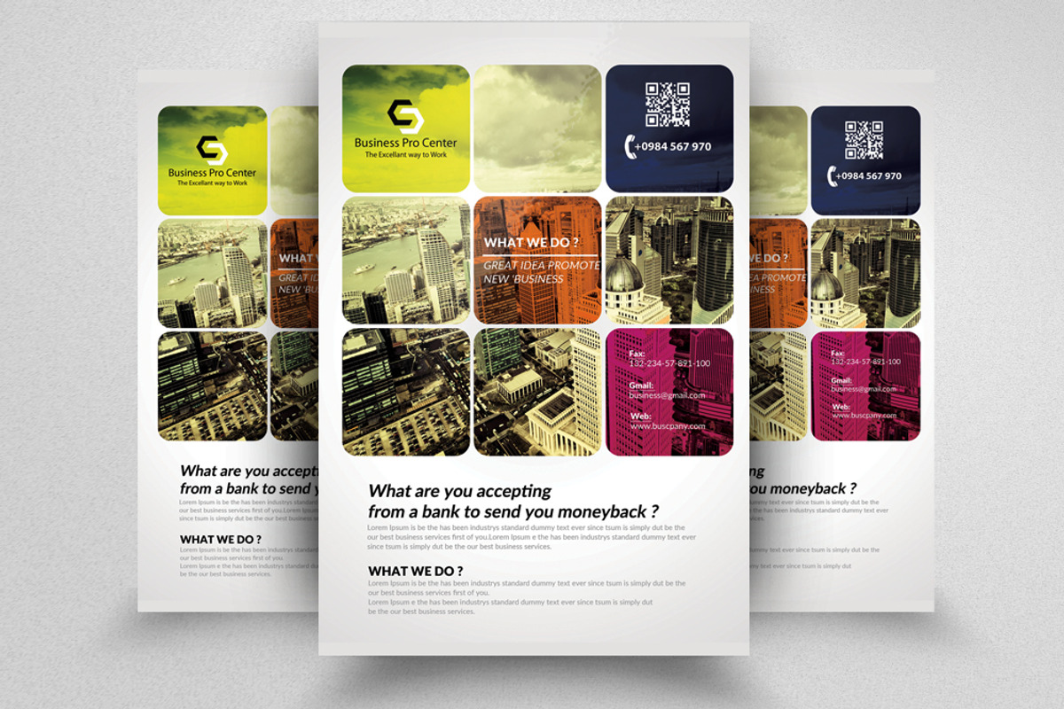 100 Business Flyers Mega Bundle, a Flyer Template by Design Up (Photo 77 of 100)