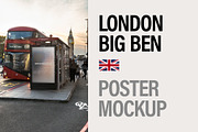 Poster Mockup in London, Westminster, an Advertising Mockup by Brandacle Mockups (Thumbnail 3 of 6)