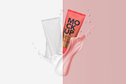 Cosmetic Tube Mockup with Splash, a Product Mockup by Graxaim Mock-up (Thumbnail 5 of 5)