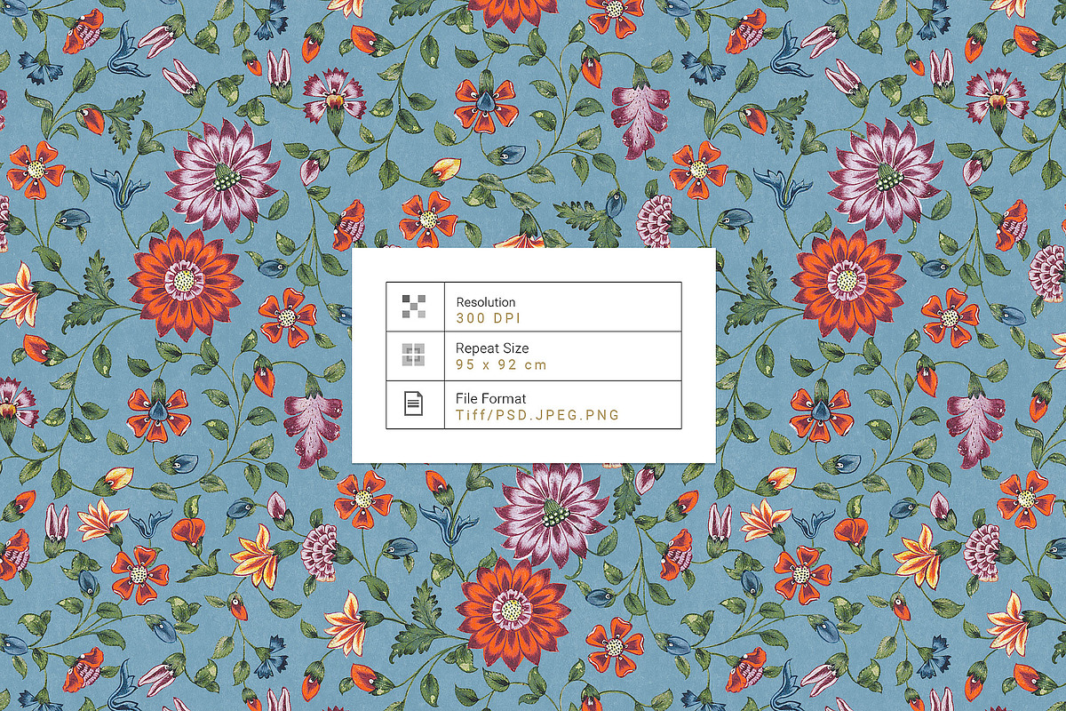 Zari Prints & Motifs, a Pattern Graphic by Pink Linen (Photo 3 of 10)