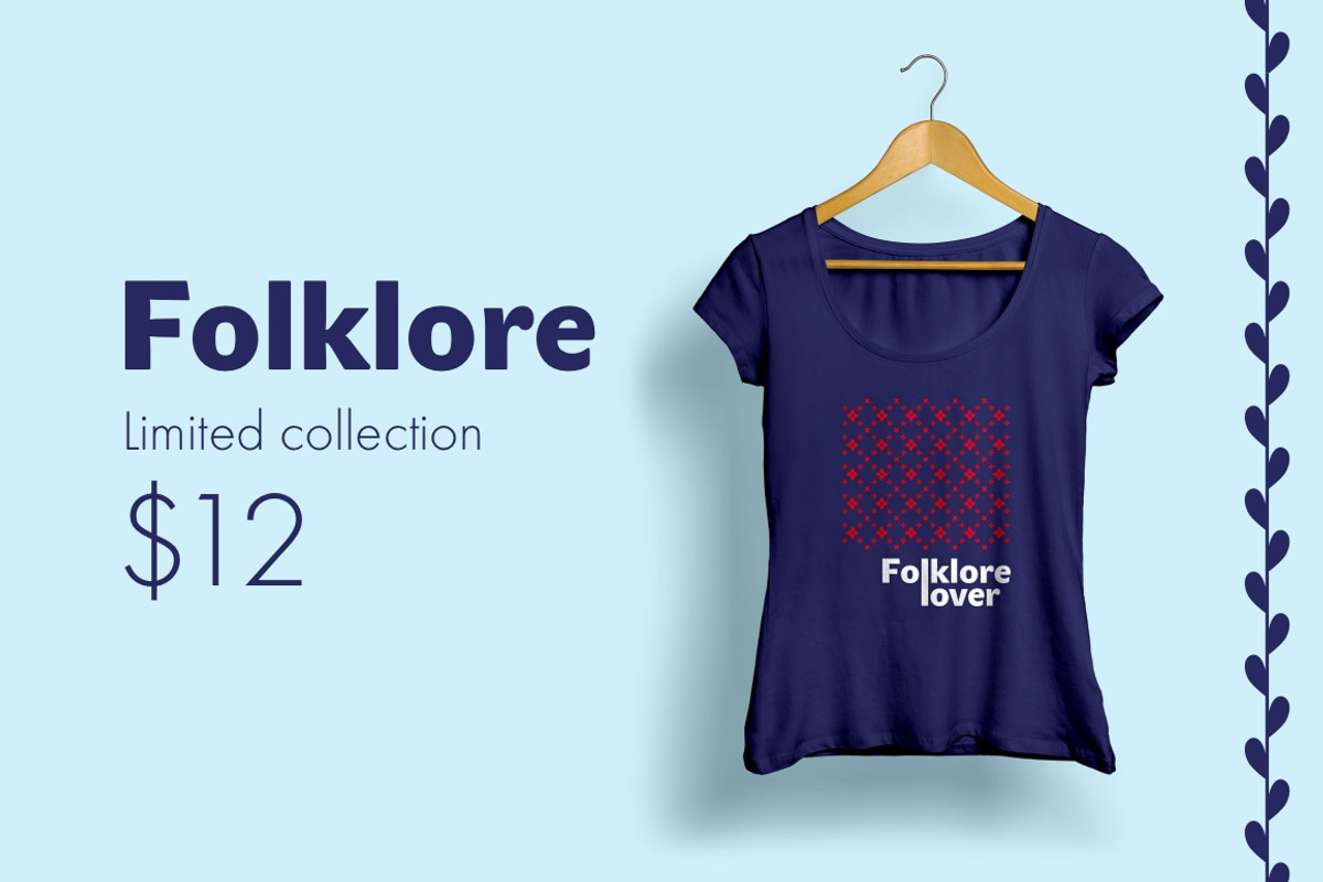 Folklore Patterns & Elements + Font, a Pattern Graphic by Little Jimi Shop (Photo 4 of 9)
