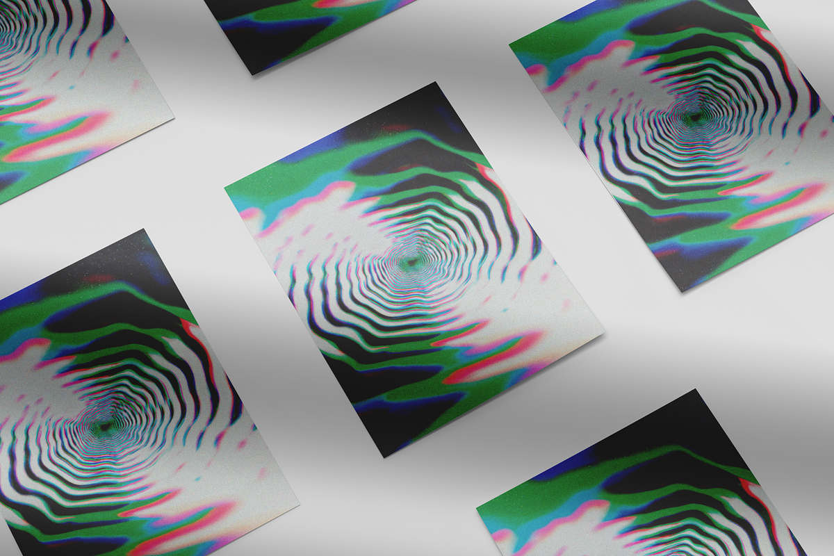 Acid Dreams: Psychedelic Grainy Pack, a Background Graphic by Anastasiia VNSK (Photo 8 of 14)