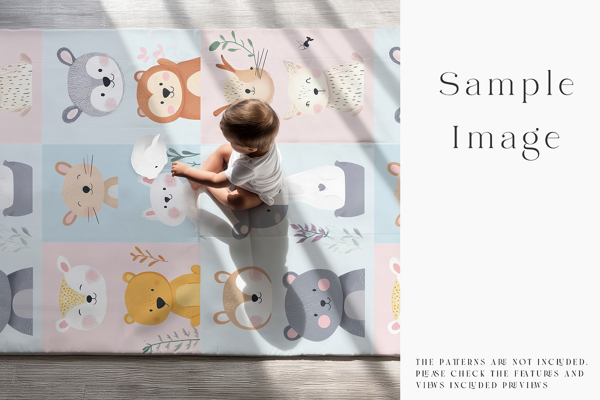 Baby Playmat Mockups 2 Shapes, a Product Mockup by mock-ups (Photo 45 of 50)