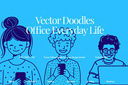 Vector Doodles Office Everyday Life, a Graphic by LEROY Design (Thumbnail 2 of 5)