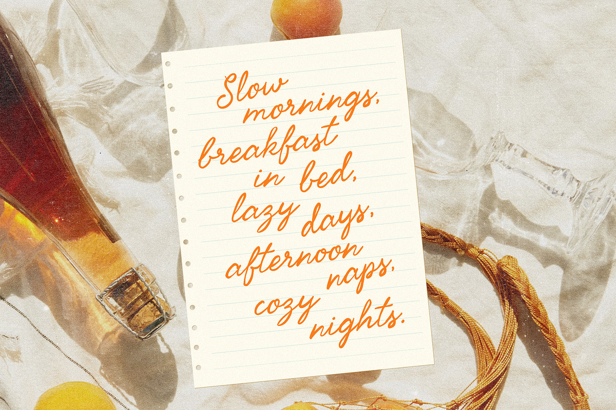 Handwritten Coastal Vintage Font, a Handwritten Font by Ayya Studio (Photo 7 of 14)
